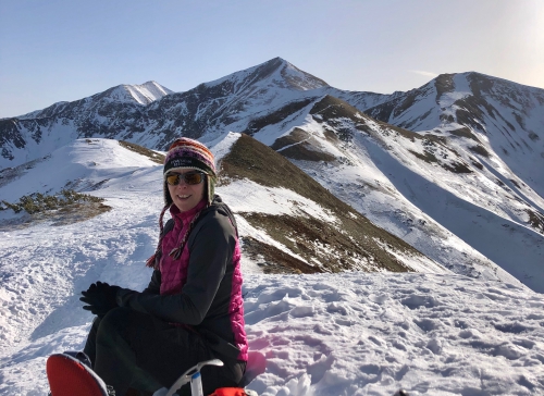 Piramida Starorobociańskiego Wierchu w tle