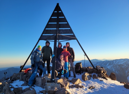 Szczyt Jabal Tubkal 4167 m. Szczyt Jabal Tubkal 4167 m.