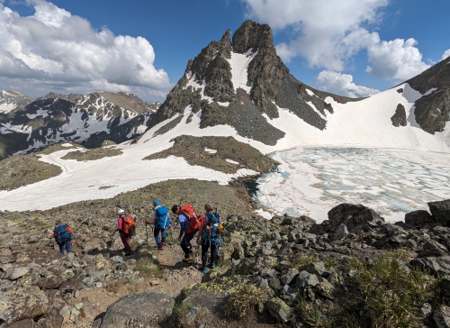 Wracamy do obozu trekking-Kackar-Kaczkary-Turcja-Mediusz-wiosna
