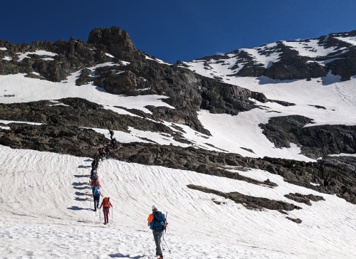 Na Kaczkar - wariantze śniegiem Kackar-Kaczkary-Turcja-Mediusz-trekking-wiosna