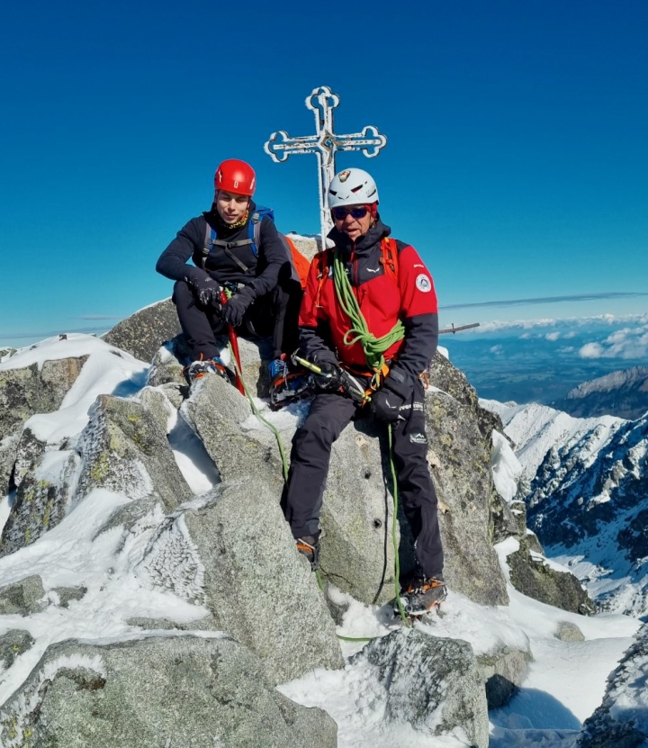 Wycieczka na Gerlach zimą