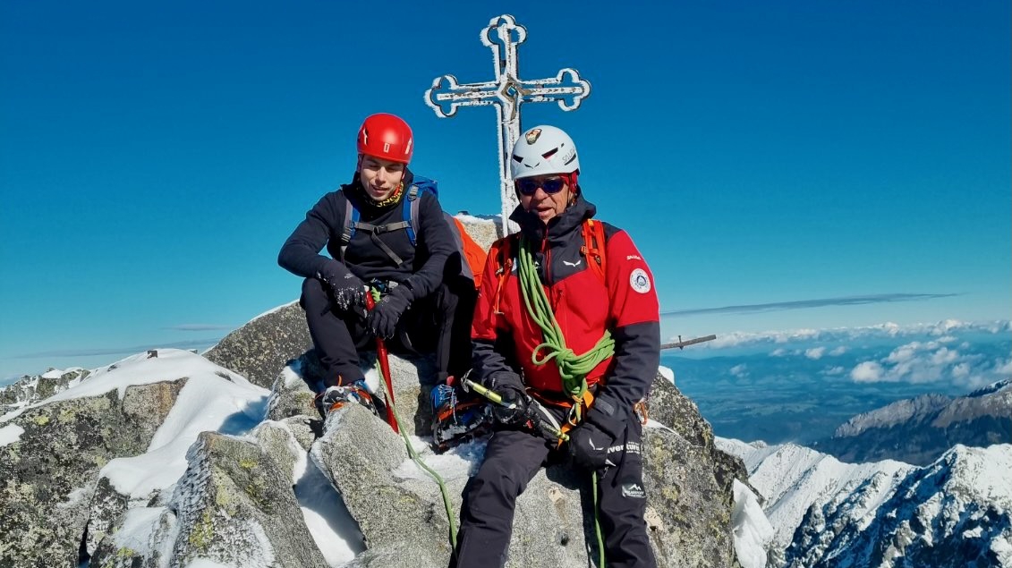 Wycieczka na Gerlach zimą